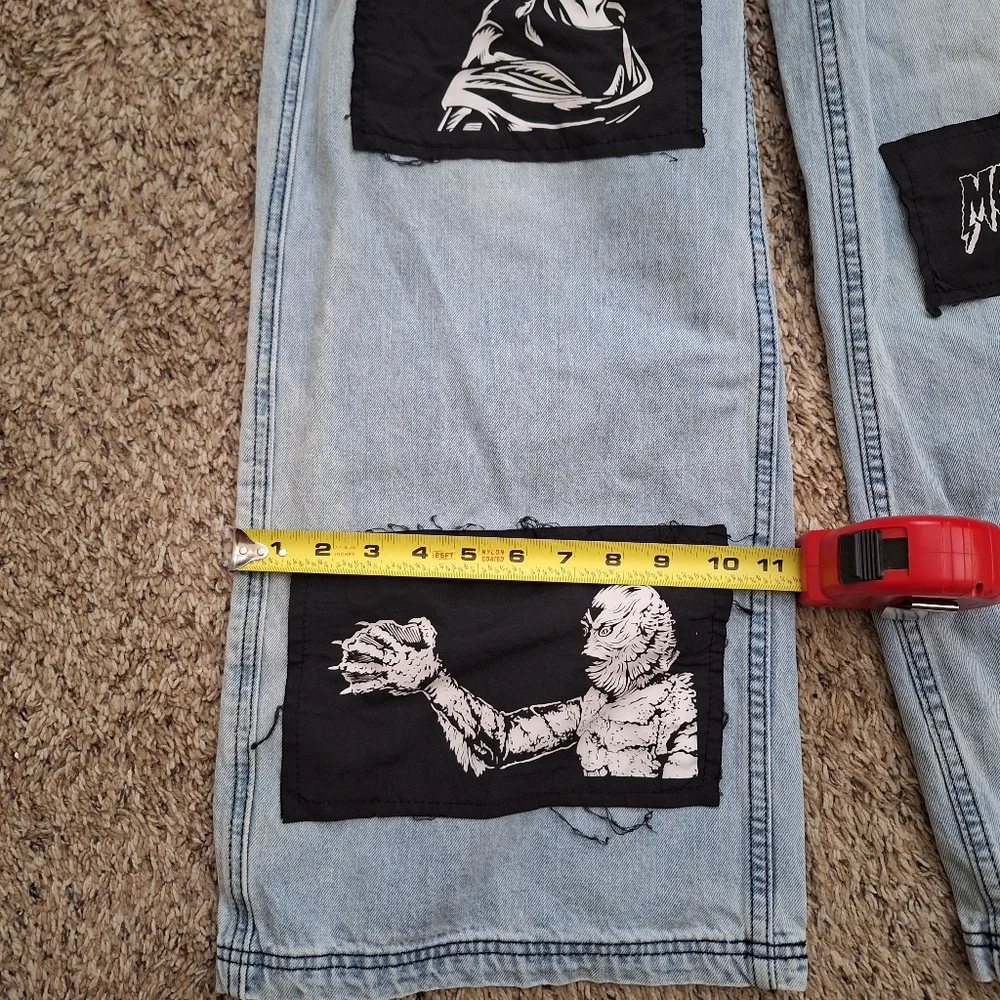 Sold -- Universal Studios Monsters Wide Leg Jeans - Picture 7 of 7